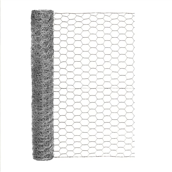 Garden Zone Garden Craft 24 in. H X 25 ft. L Galvanized Steel Poultry Netting 1 in. - 162425