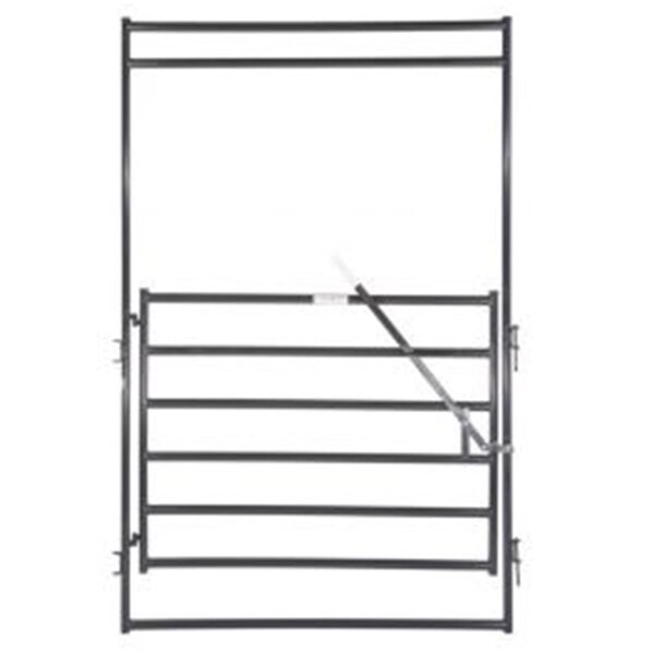 Tarter 6 x 5 ft. Horse Walk-Thru Gate, Gray - HWT56