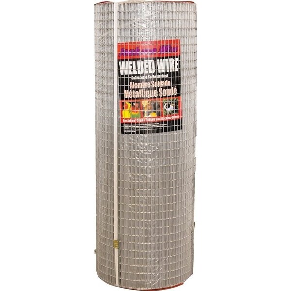 Jackson Wire 10 08 38 14 Welded Wire Fence, 100 ft L, 36 in H, 12 x 1 in Mesh, 16 Gauge, Galvanized - 10083814