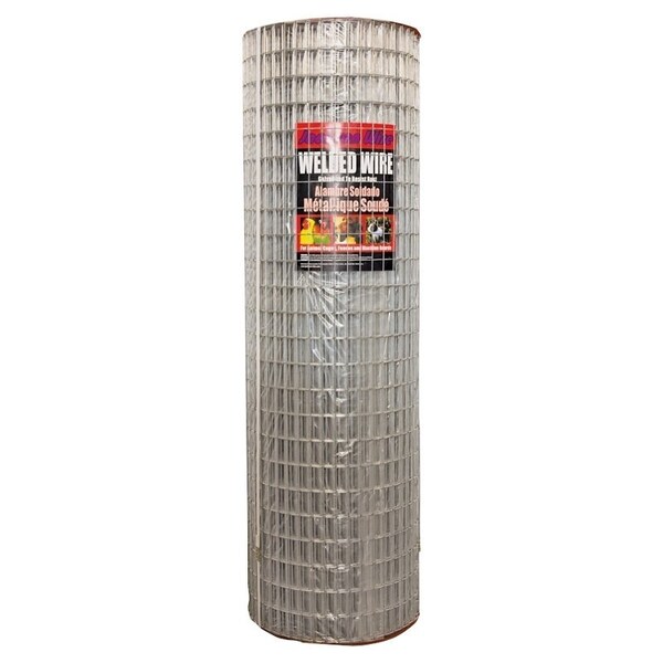 Jackson Wire 10 04 39 14 Welded Wire Fence, 100 ft L, 48 in H, 1 x 2 in Mesh, 14 Gauge, Galvanized - 10043914