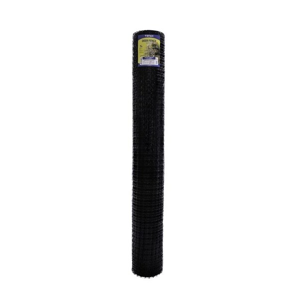 Tenax Deer Fence, 330 ft L, 7-1/2 ft H, Black - 60098409
