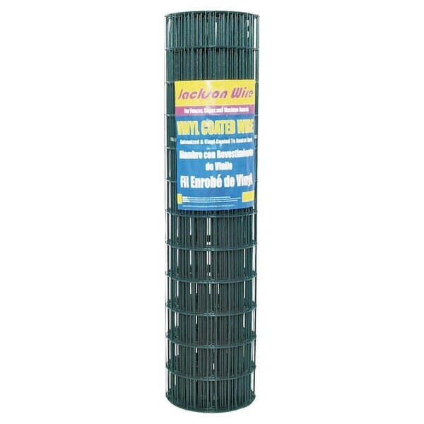 Jackson Wire Jackson Wire 10 14 25 30 Welded Garden Fence, 16 ga, 50 ft L, 36 in H, Galvanized - 10142530