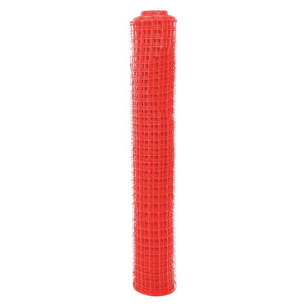 Quest Safety Fence, Orange, HDPE, Square Mesh - SM 4072100X