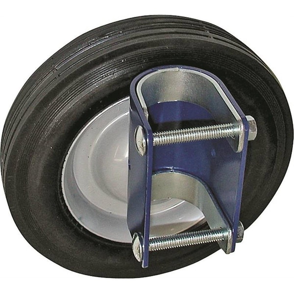 Classic Accessories 378034 Gate Wheel, for Use with 1.62 - 2 in. OD Round Tube Gates, 8 in., Blue - VE2629684