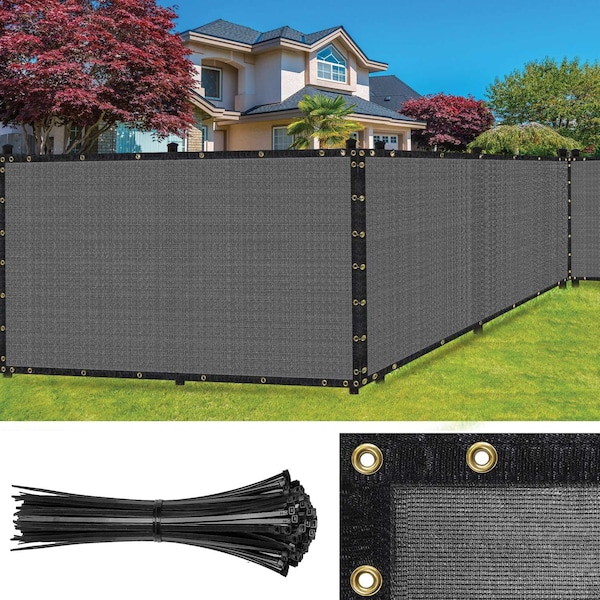 Sealtech Ultra Heavy Duty 200 GSM Privacy Fence Grey5X100 NonRecycled Polyethylene Cable Zip Ties - ST-201-5X100