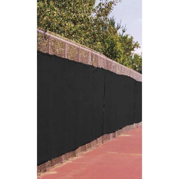 Zoro Select Fence Screen, 50 ft. L, 6 ft. H, Black - MTP-95-04-0650