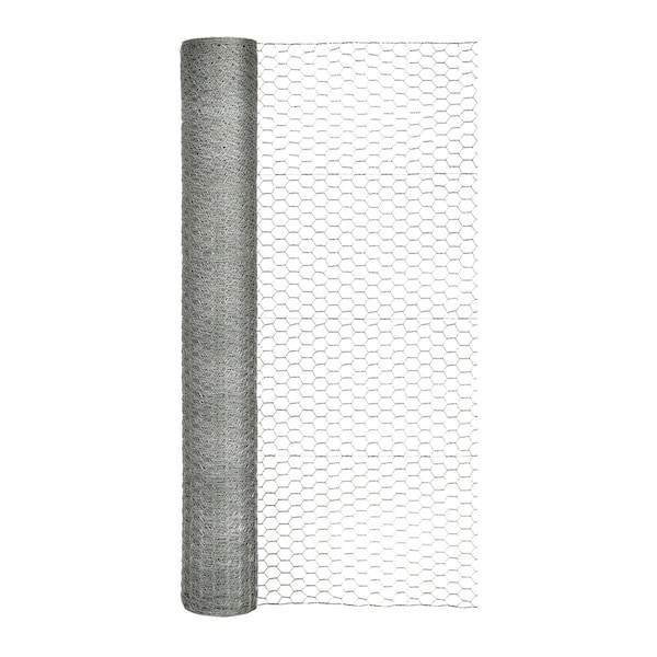 Garden Craft 48 in. H X 150 ft. L Galvanized Steel Poultry Netting 1 in. - 164815