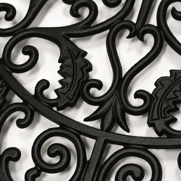 Nuvo Iron RECTANGULAR BLACK CAST ALUMINUM FENCE & GATE INSERT - 15in x 24in - ACW61-EC