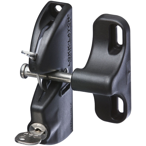 National Hardware National Hardware 4.56 in. L Polymer/Stainless Steel Automatic Gate Latch - N346-201