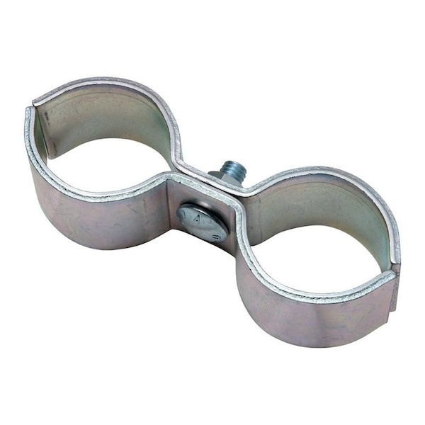 National Hardware National Hardware 2 in. L Zinc-Plated Silver Steel Gate Pipe Clamp 1 pk - N344-648