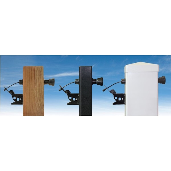 Gh Gate Products GH Gate Produts 13.5 in. H X 4 in. W Matte Plastic Pull Gate Latch - GHGLP01