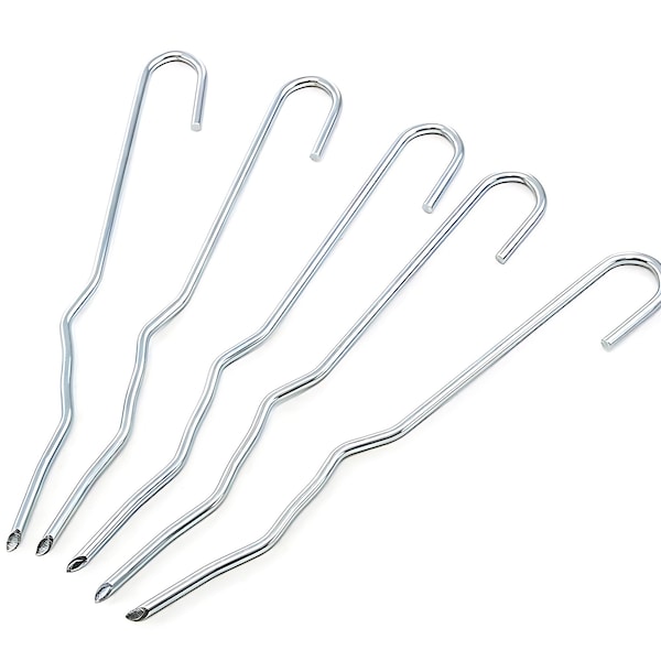 Trident Fence 12in Kinked Ground Stakes, 30PK - DE2878-30
