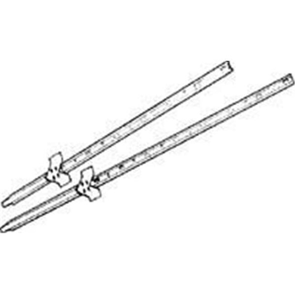 Mazeland Mazeland 513103 U-Channel Fence Post - 3 ft. - Pack of 10 - 513103