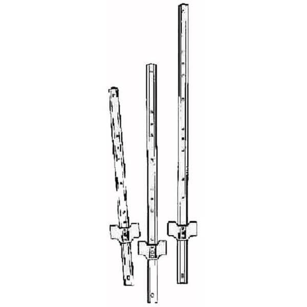 Mazeland Mazeland 513106 U-Channel Fence Post - 6 ft. - Pack of 10 - 513106