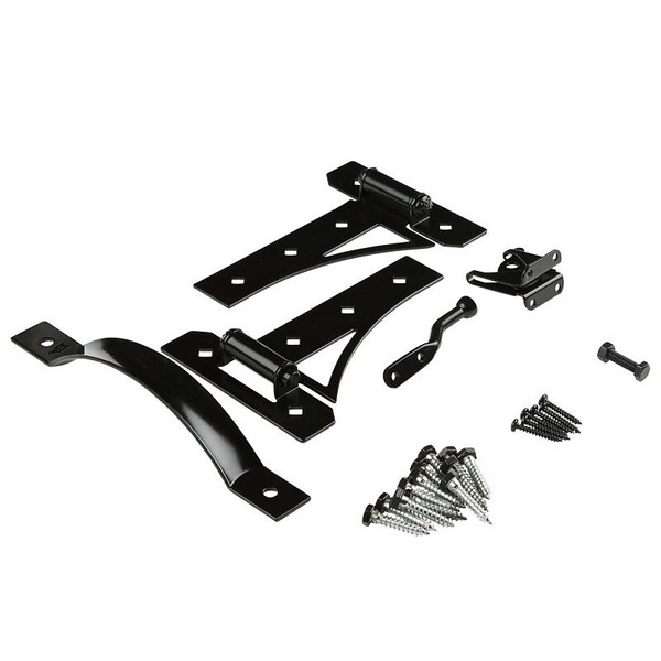 National Hardware Cottage Gate Suite Kit, Black, 1-Piece - N109-314