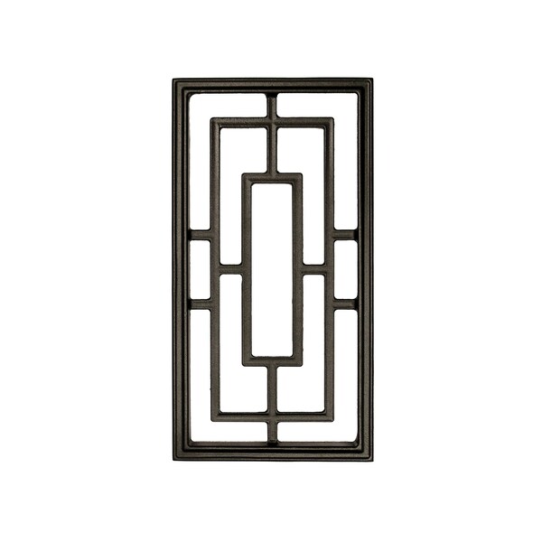 Nuvo Iron Rectangle Aluminum Wooden Gate Insert 17-1/4inh. x 8-5/8inw. Alum., 12PK - ACW57-EC-MP12