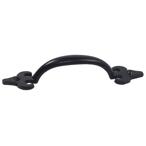 Nuvo Iron Bulk - BlackGalvanized Steel 18in Cane Bolt, 24PK - CBW-B-MP24