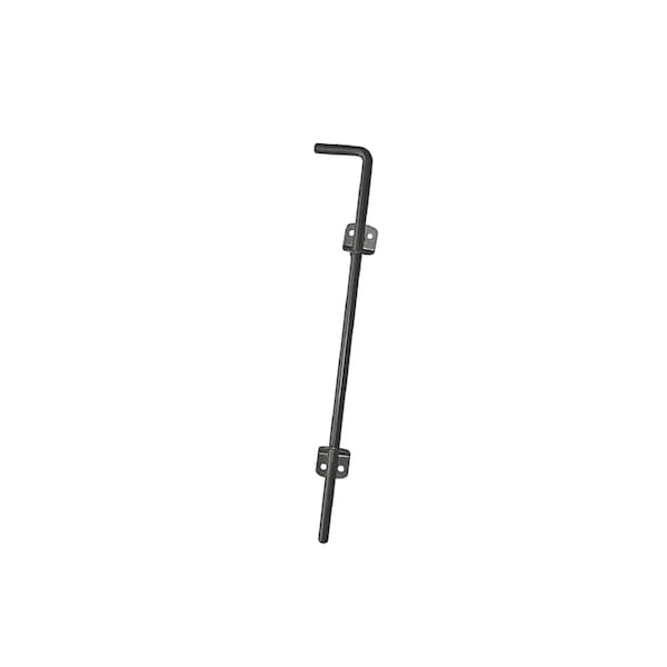 Nuvo Iron Bulk - BlackGalvanized Steel 18in Cane Bolt, 24PK - CBW-B-MP24