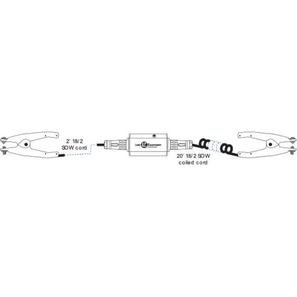 Equipo portátil Lind Equipment StaticSure con abrazaderas grandes - LE600-20CG-2SG