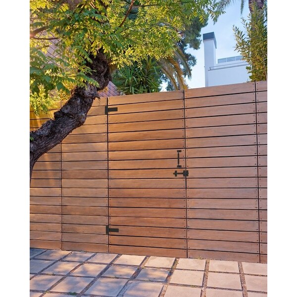 National Hardware Industrial Gate Kit, Steel, Black, 4-Piece - N166-036