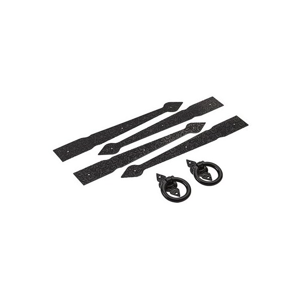 National Mfg/Spectrum Brands Hhi BLK Spear Gate Kit - N109-018