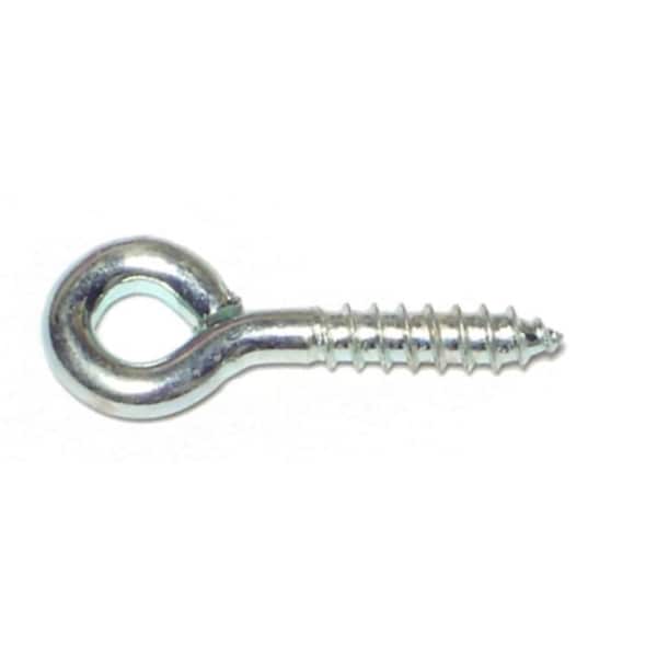 Midwest Fastener 5/32" x 2-1/2" Zinc Plated Steel Safety Gate Hooks 25PK - 52428