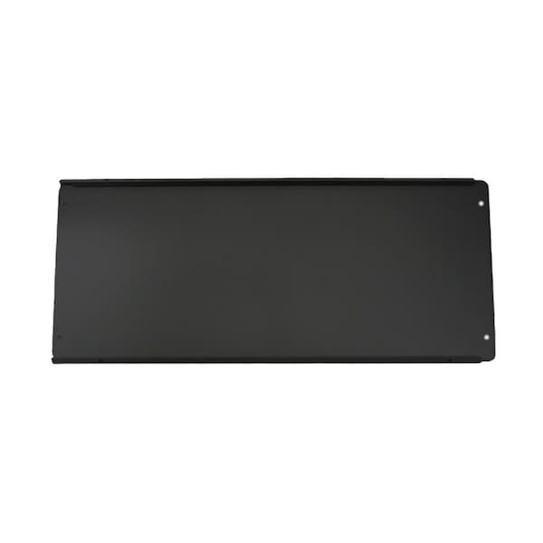Lockey Usa 12in Panic/Exit Device Shield, Gate Emergency Exit, PS12, Black - PS12B
