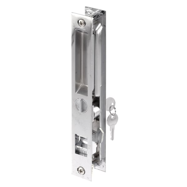 Prime-Line Prime-Line Chrome Metal Indoor and Outdoor Patio Door Handle Set - 14416