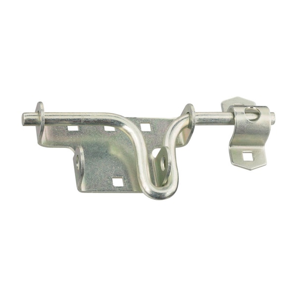 National Hardware National Hardware 6.19 in. H X 2 in. W X 2.25 in. L Zinc-Plated Steel Sliding Bolt Door/Gate Latch - N165-555