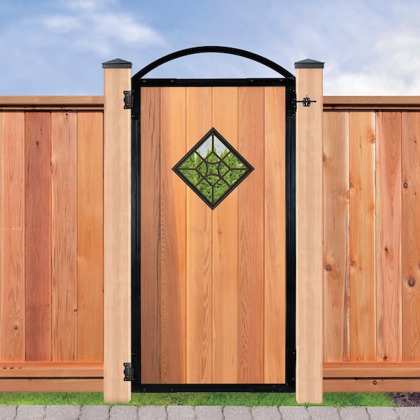 Nuvo Iron SQUARE/DIAMOND BLACK CAST ALUMINUM FENCE & GATE INSERT - ACW54-EC