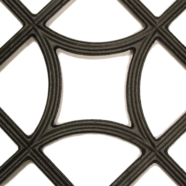 Nuvo Iron SQUARE/DIAMOND BLACK CAST ALUMINUM FENCE & GATE INSERT - ACW54-EC