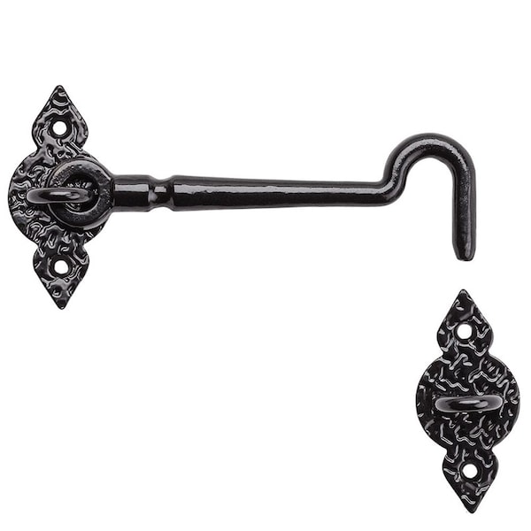National Hardware National Hardware 6 in. L Black Steel Gate Hook 1 pk - N100-054
