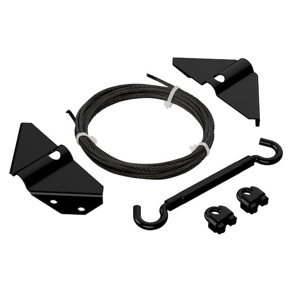 National Hardware National Hardware Black Steel Anti-Sag Gate Kit 1 pk - N166-004