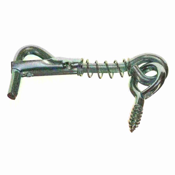 Midwest Fastener 5/32" x 2" Zinc Plated Steel Safety Gate Hooks 100PK - 51036