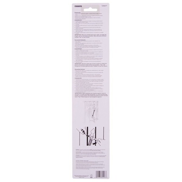 Prosource Gate Spring, 13-3/4 in L, Steel, Black Powder-Coated - 33197PKS-PS