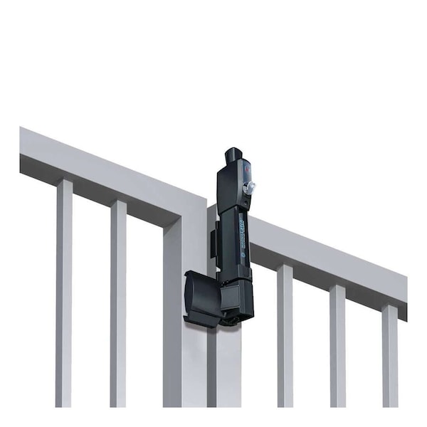 D&D Technologies Black Magnalatch Vertical Pull Magnetic Gate Latch 12 7/16in Height - ML3VPKA