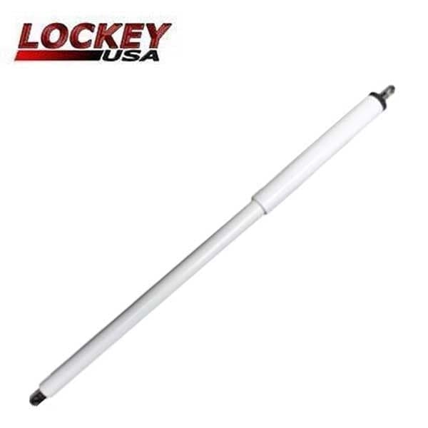 Lockey TB650 Adjustable Hydraulic Gate Closer for gates 150-250 lbs., White - LK-TB650-W