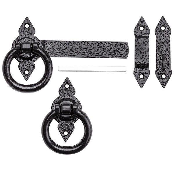National Hardware Door/Gate Latch Black - N109-008