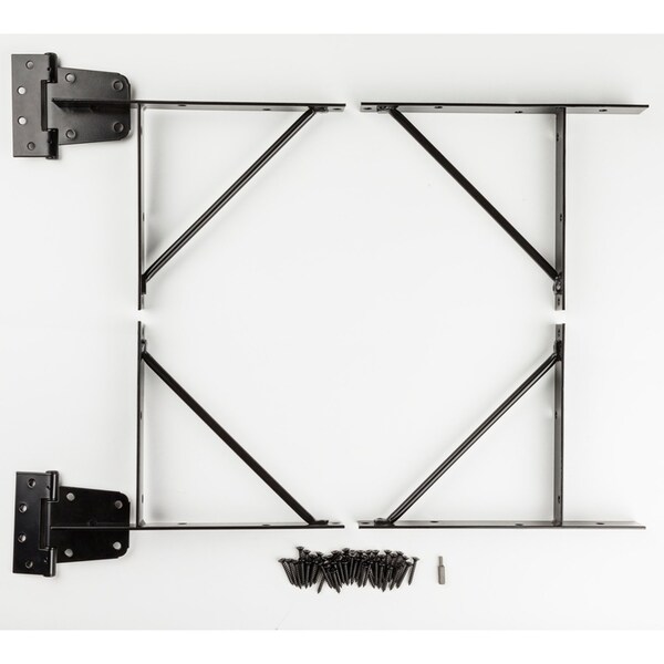 National Hardware National Hardware 3.74 in. L Black Steel Anti-Sag Gate Kit 1 pk - N109-060