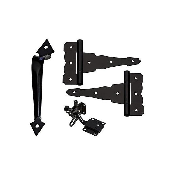 National Mfg/Spectrum Brands Hhi BLK Decor Gate Kit - N343-467