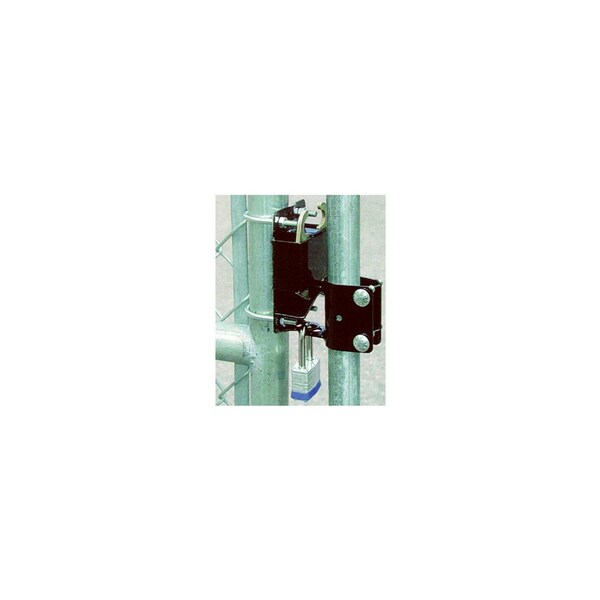 Speeco Gate Latch, 2-Way, Lockable, Black, For: 1-1/4 to 1-1/2 in OD Round Tube Gate - S16100700