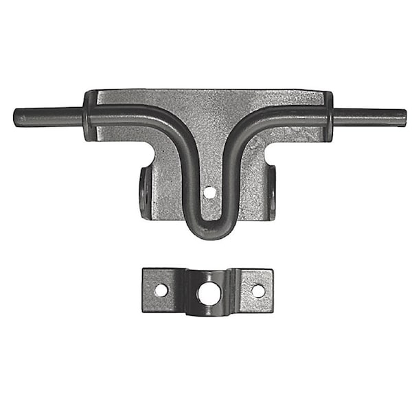 Nuvo Iron LATCH BOLT SLIDE STEEL BLK 8IN - SBL/B