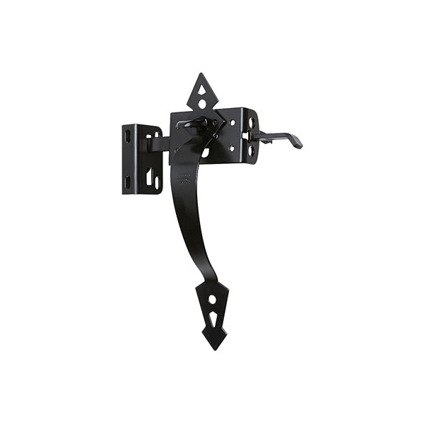 National Mfg/Spectrum Brands Hhi BLK HD Thumb Gate Latch - N109-040