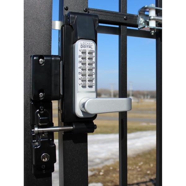 Lockey Usa GL2 SC-MG Satin Chrome & Marine Grade Surface Mount Gate Lock - LO327147
