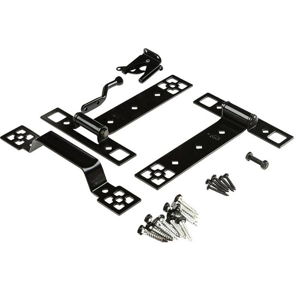 National Hardware Craftsman Gate Suite Kit, Black, 1-Piece - N109-316