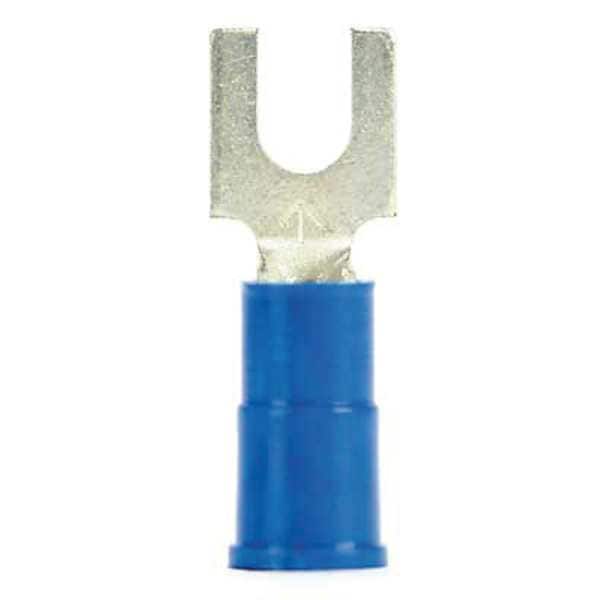 Terminal de bloque en horquilla de vinilo de calibre 16-14 AWG para tornillo #6, paquete con 25 piezas - BFV14-6Q de 3M