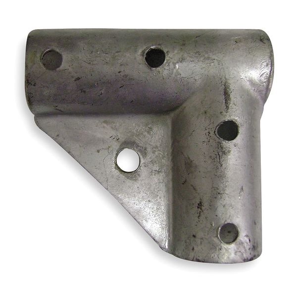 Zoro Select Gate Corner, Galv. Steel, Fits 1-5/8 In. - 4LVG9