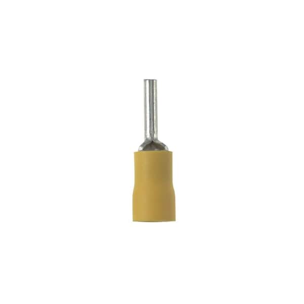 Terminal de Pasador Panduit, Aislado de Vinilo, 12 - 10 A (paquete de 50), 50PK - PV10-P55-LYY