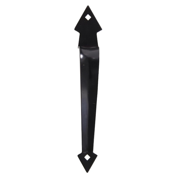 Ornatus Outdoors Carded, Ornamental Gate Pull, Black, 7 in. - OR1639620