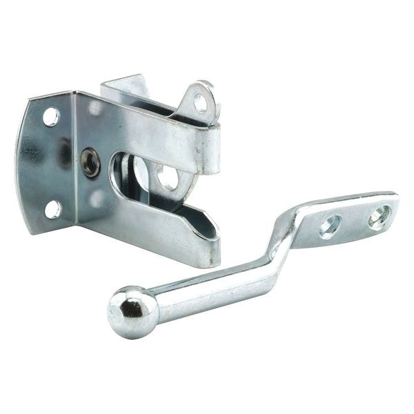 Primeline Tools Gate Latch and Strike Set, 1-7/8 in. x 1-9/16 in., Steel, Zinc Plated (Single Pack) - MP9017